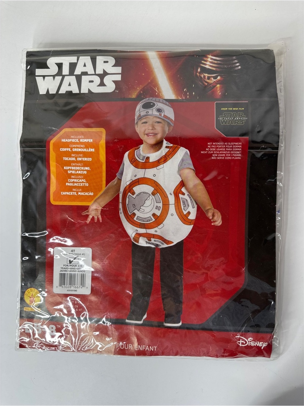 Star Wars Bb-8 Toddler Costume